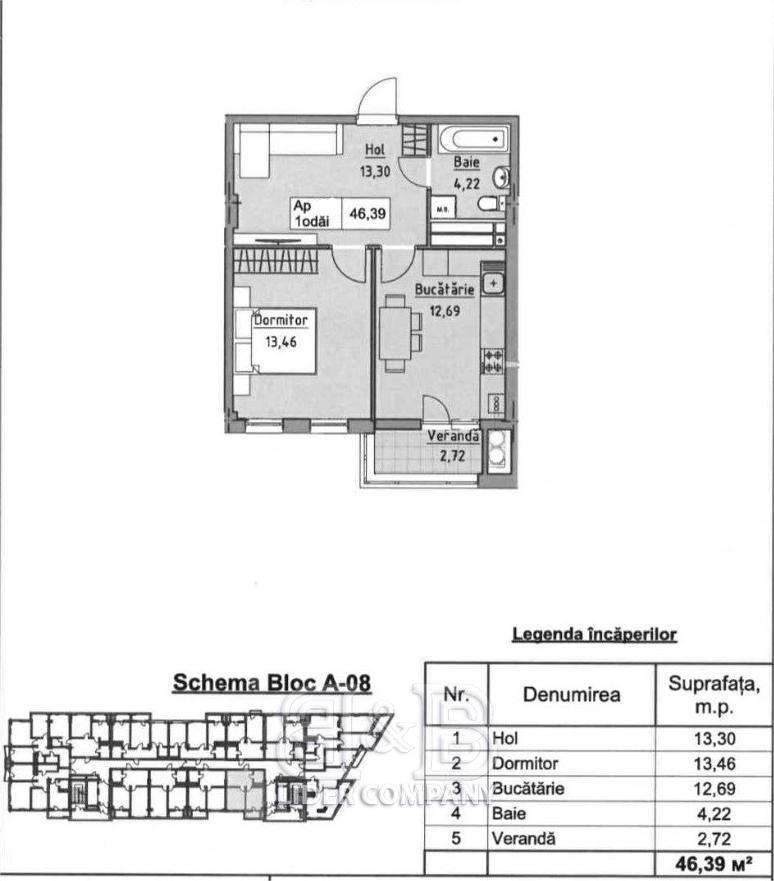 Apartament 1 cameră