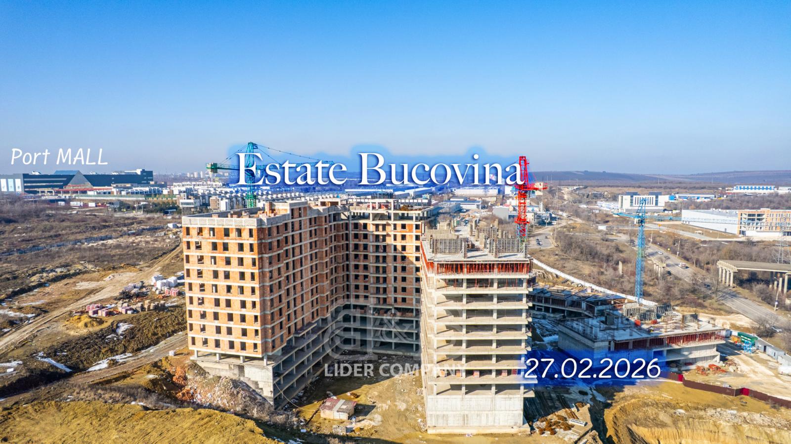 1-комнатная квартира с ливингом в жилом комплексе Estate Bucovina – район Чеканы
