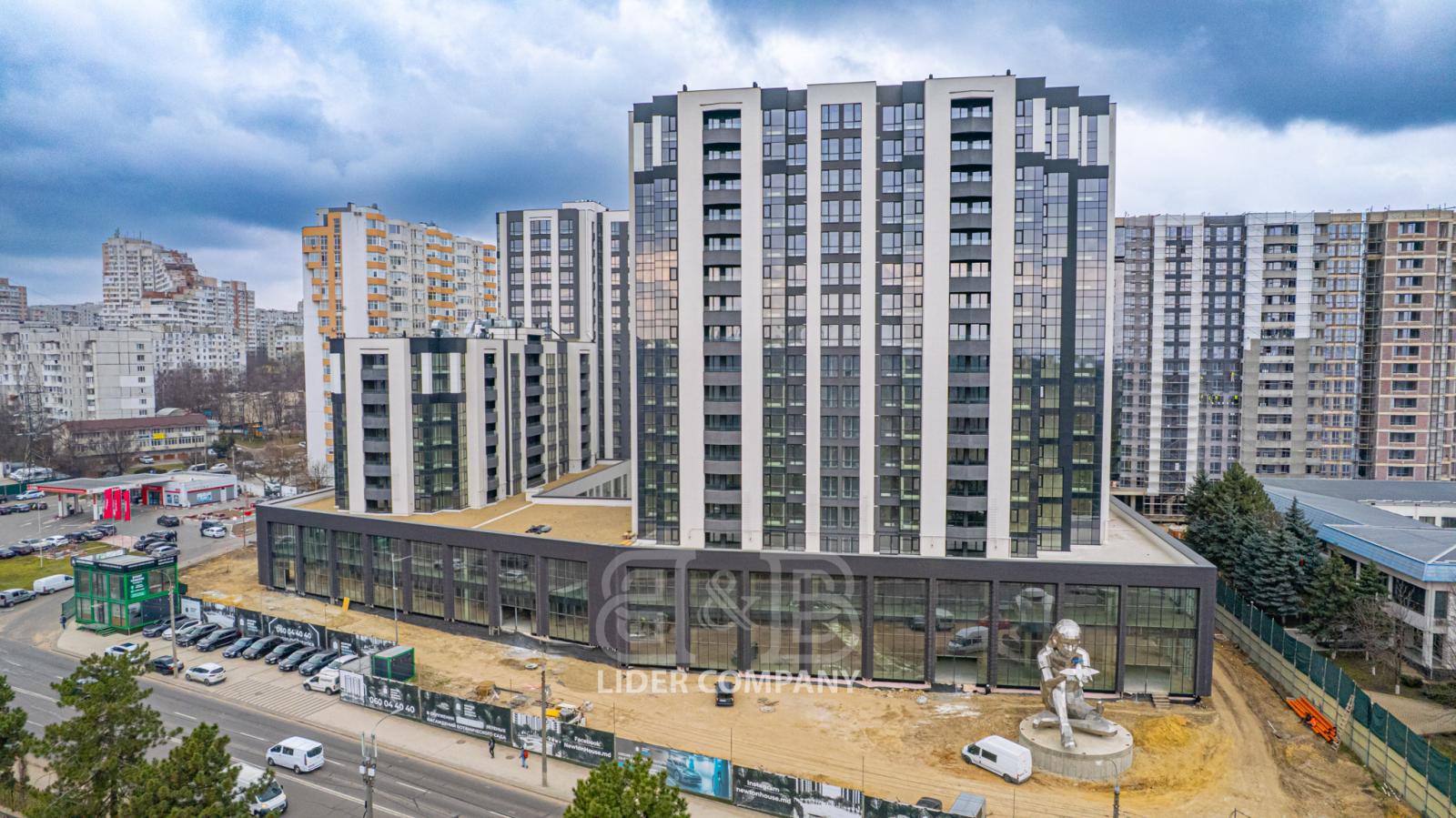 Apartament cu 2 camere de vânzare - complexul Newton House, Botanica