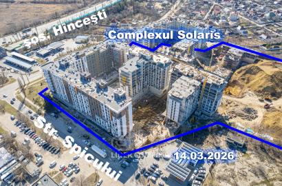 Apartament cu 1 cameră + Living, 56,94 mp, Telecentru, Chișinău