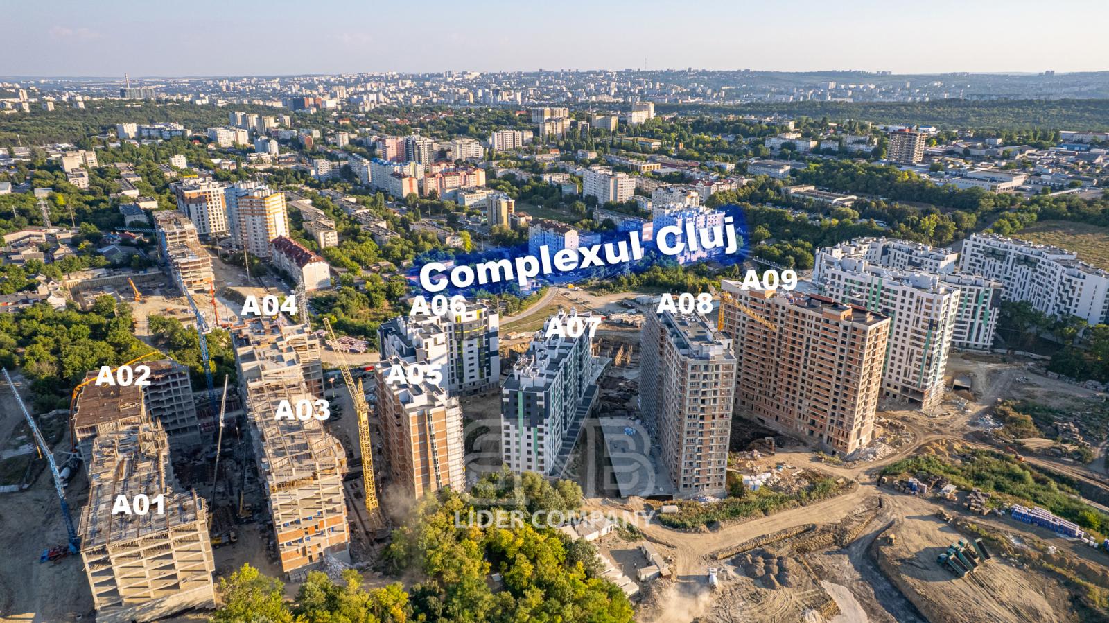 De vânzare apartament cu 3 camere și living - Cartier Cluj Blocul A08, Poșta Veche