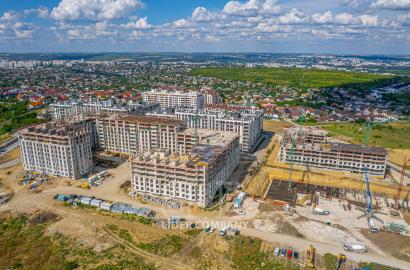 De vânzare apartament cu 1 cameră și living - Colina Verde Tranșa 3, Durlești