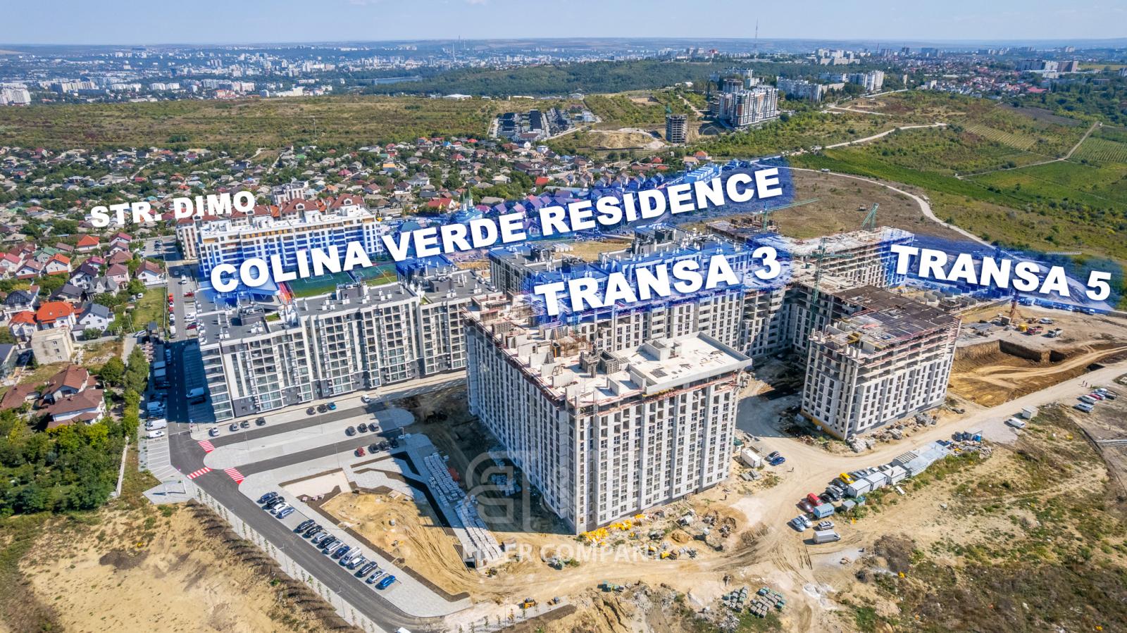 De vânzare apartament cu 1 cameră și living - Colina Verde, Tranșa 3 Durlești
